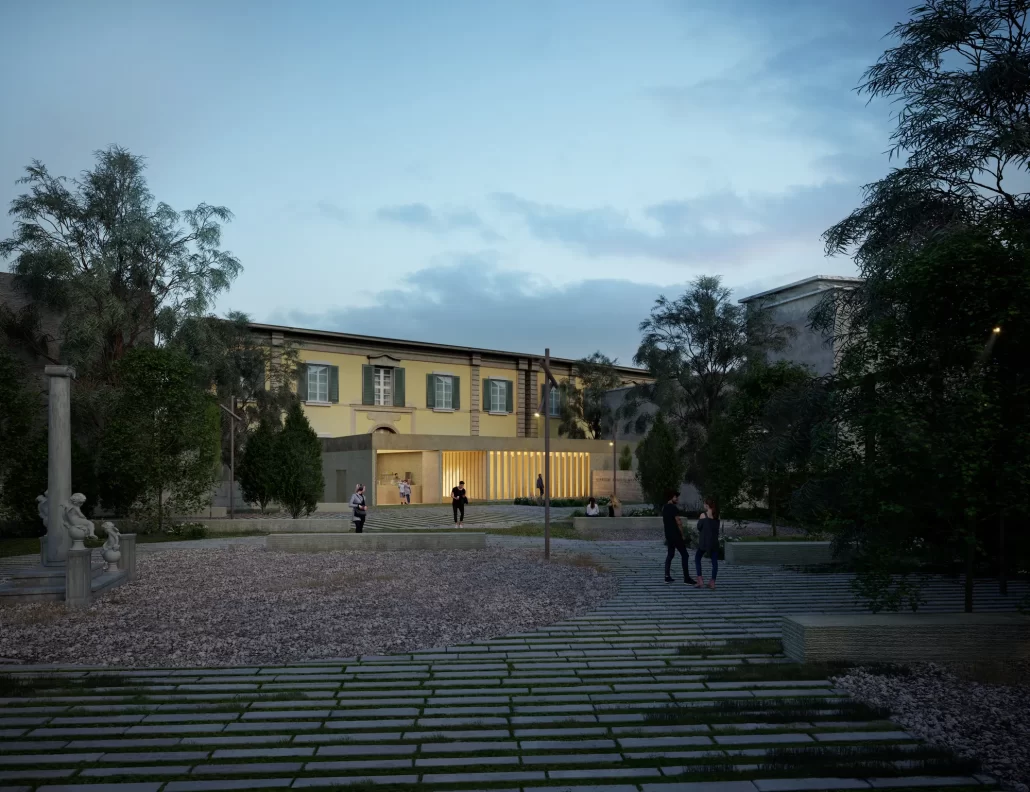 Recupero e riqualificazione del giardino dell’Ex Istituto Angelo Mai e dell’ex cabina sottostazione da destinare a palestra scolastica in Rione Monti.